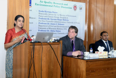 Govt taking steps to alleviate public suffering from air pollution – Rizwana Hasan