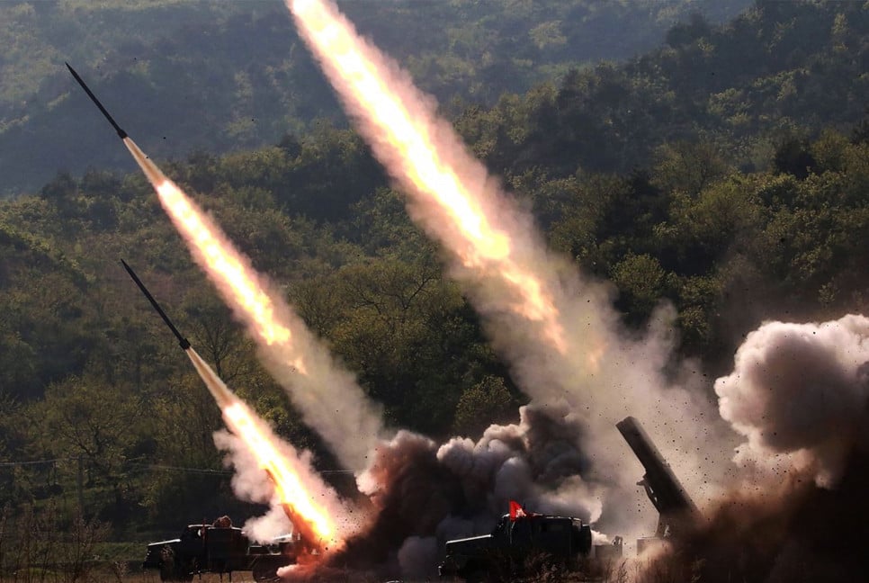 North Korea fires suspected short-range ballistic missiles