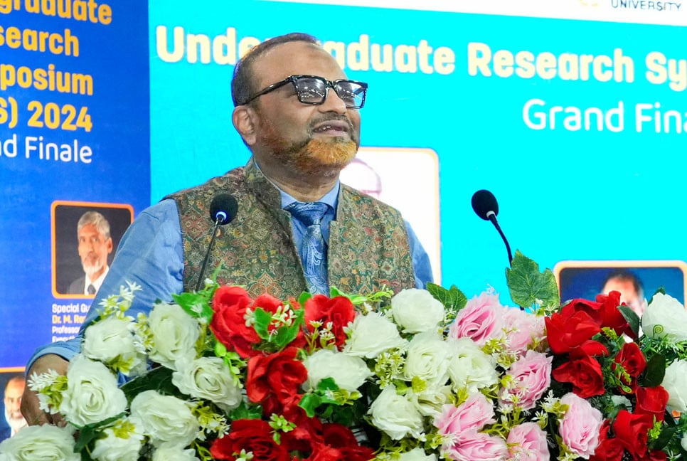 Research is vital for a country’s progress – DU VC Niaz Khan at UIU symposium