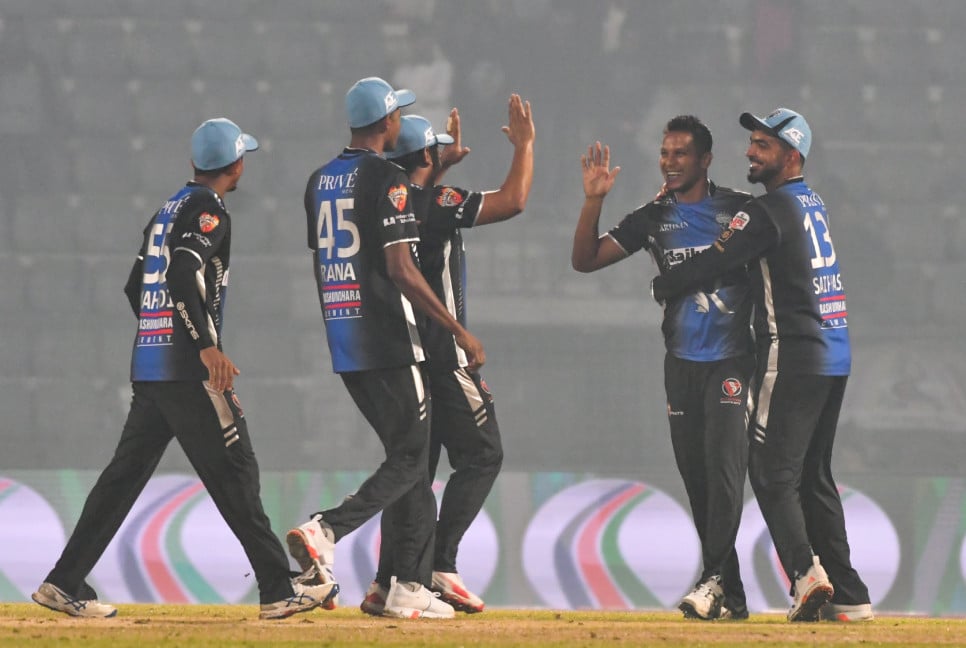 BPL points table: Rangpur dominates while Dhaka at bottom