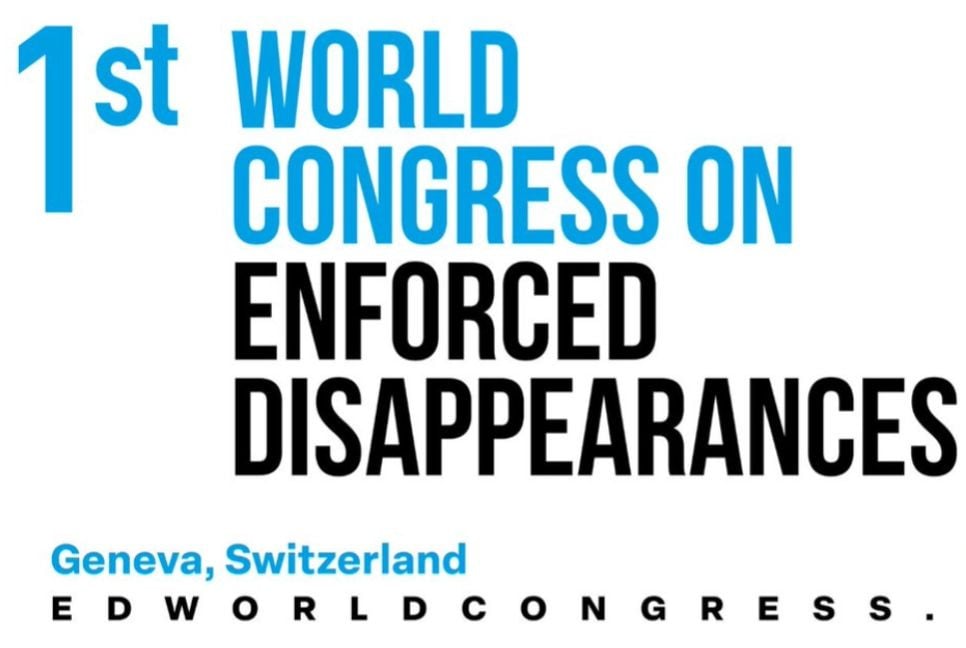 Geneva set to host first-ever World Congress on Enforced Disappearances