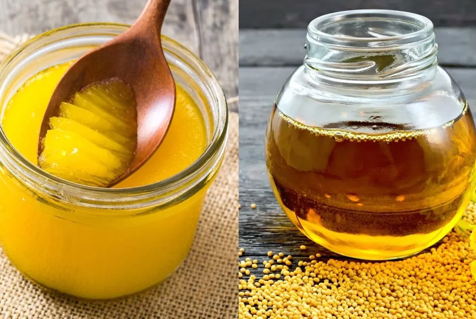 Ghee vs Mustard Oil: Which is the better cooking fat?