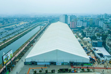 Country’s largest single-roof expo tent opening Thursday at ICCB