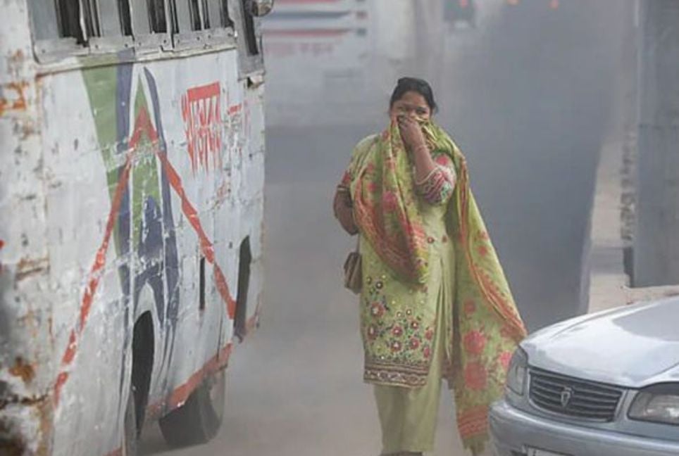 Dhaka’s air second worst globally on Wednesday