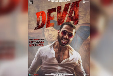 Shahid Kapoor shares new ‘Deva’ snap ahead of release