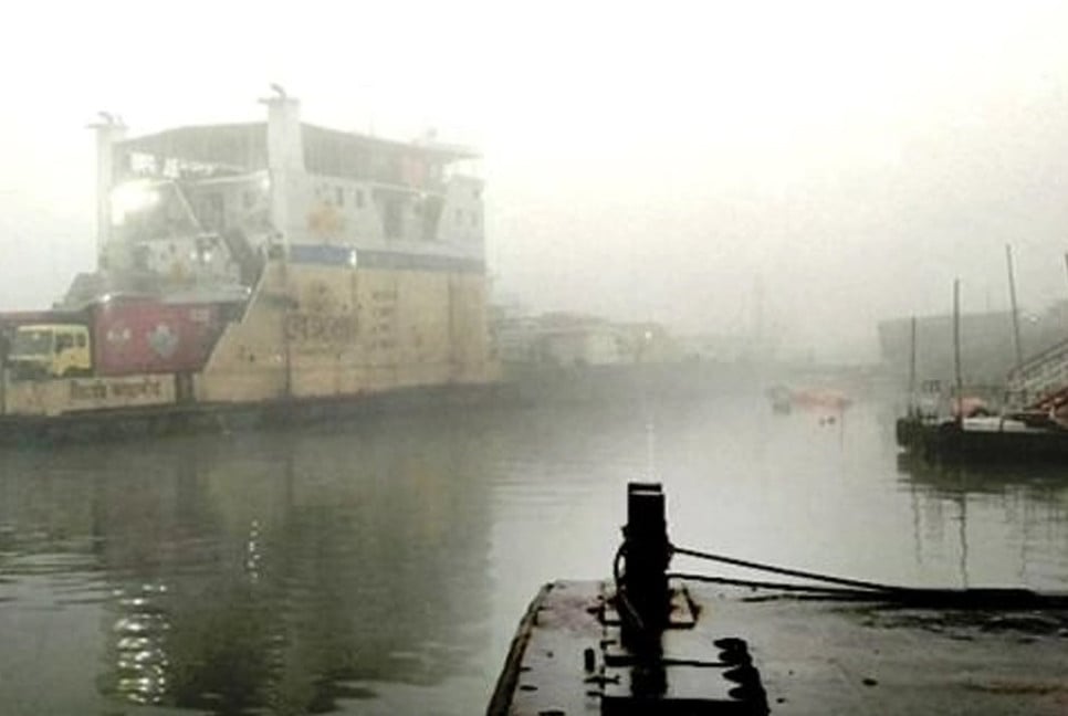 Ferry services resume as fog fades on Meghna River