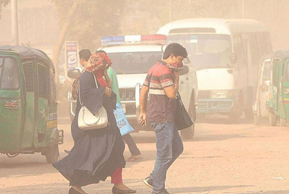 Dhaka tops list of most polluted cities in world on Monday