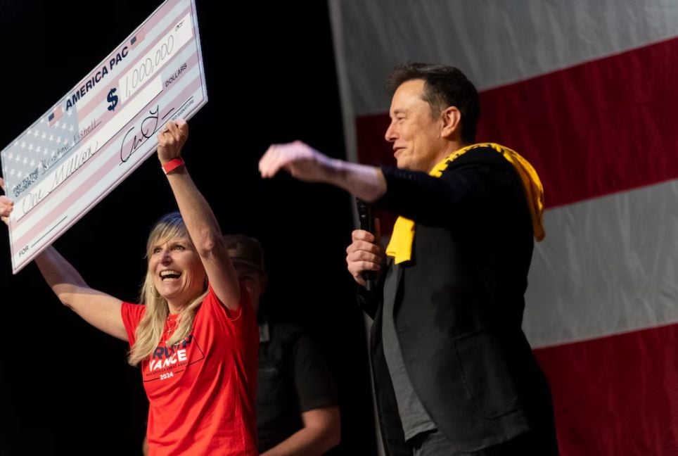 $1mn election giveaway wasn't an illegal lottery: Musk