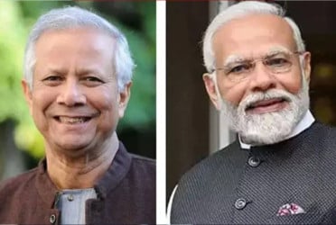 Narendra Modi greets Prof Yunus