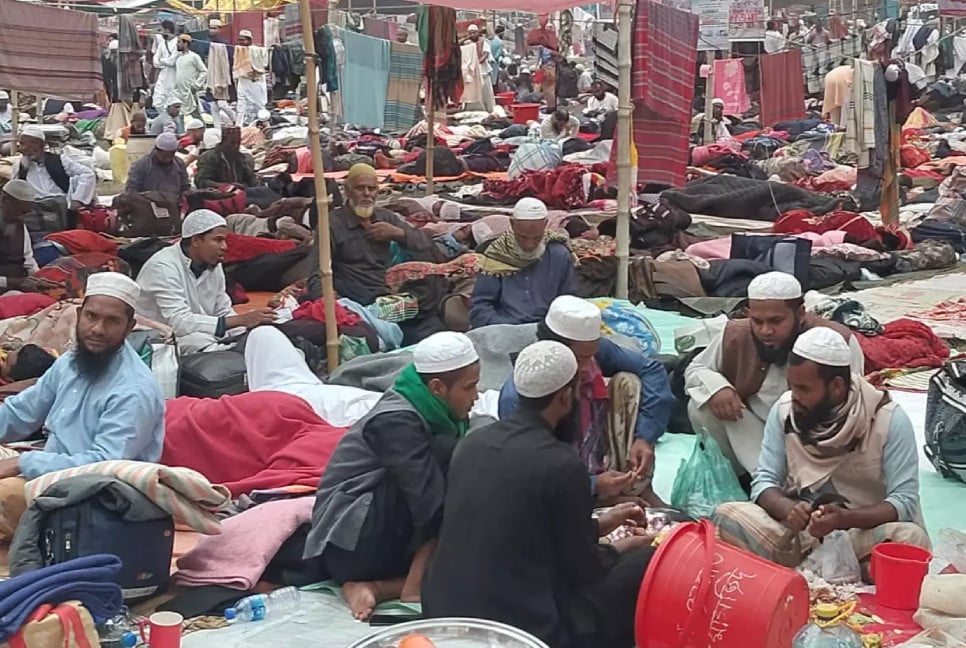 1st phase of Biswa Ijtema underway in Tongi