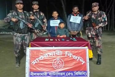 3 Bangladeshis detained at Panchagarh border while attempting to cross into India