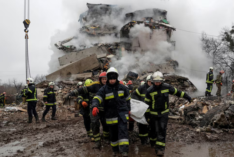 Russia's drone and missile barrage kills 15 in Ukraine