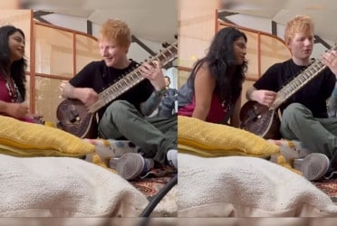 Ed Sheeran wows fans with first sitar performance