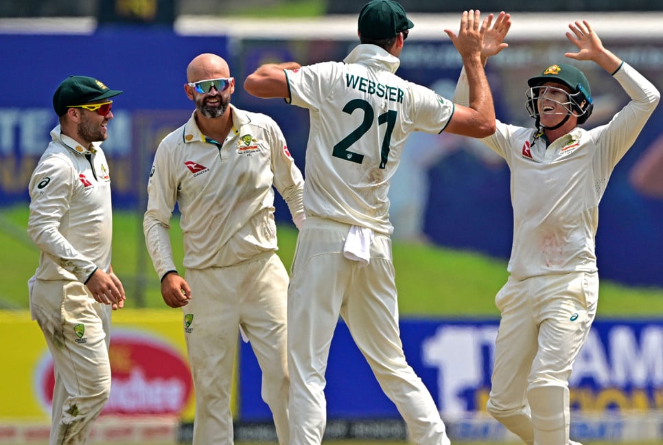 Australia clinch test series win against Sri Lanka