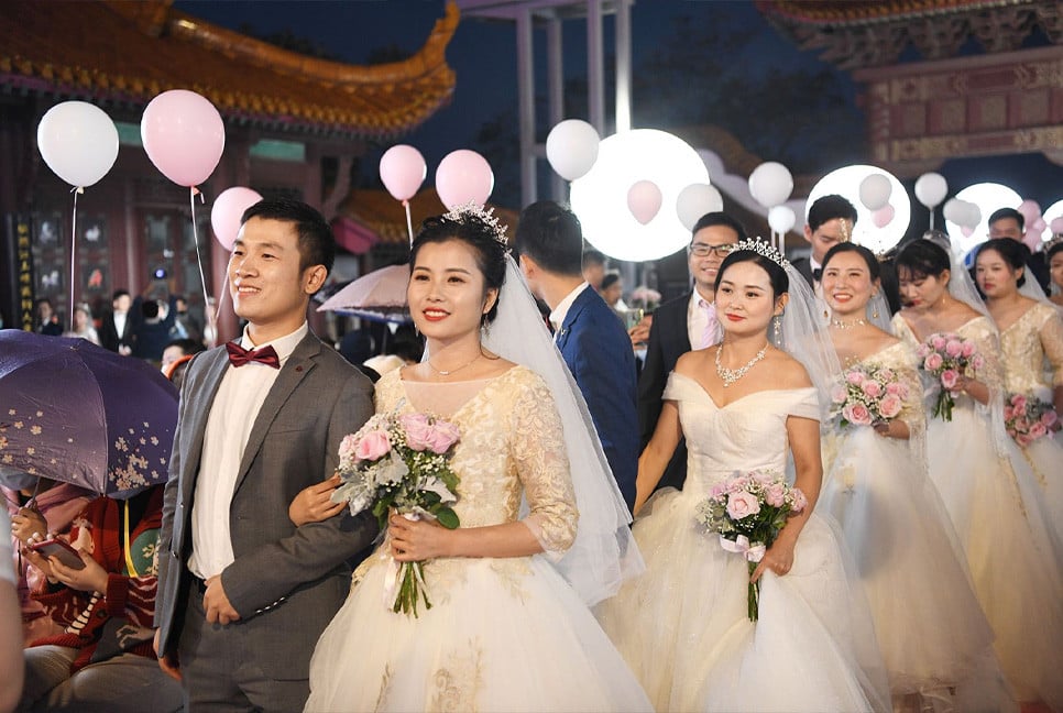 Marriages in China down by a fifth in 2024: government