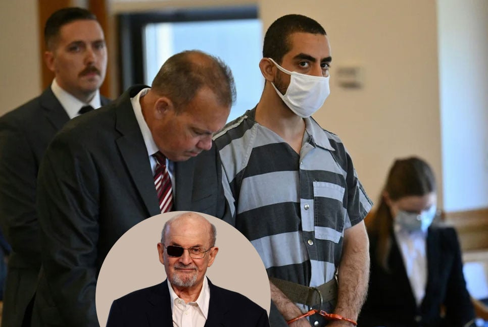 Prosecutor says Salman Rushdie was stunned to react when a man started to stab