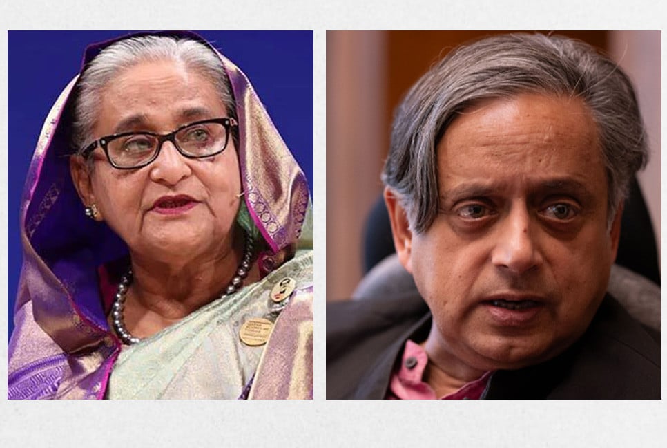 Hasina’s speech makes complications: Shashi Tharoor