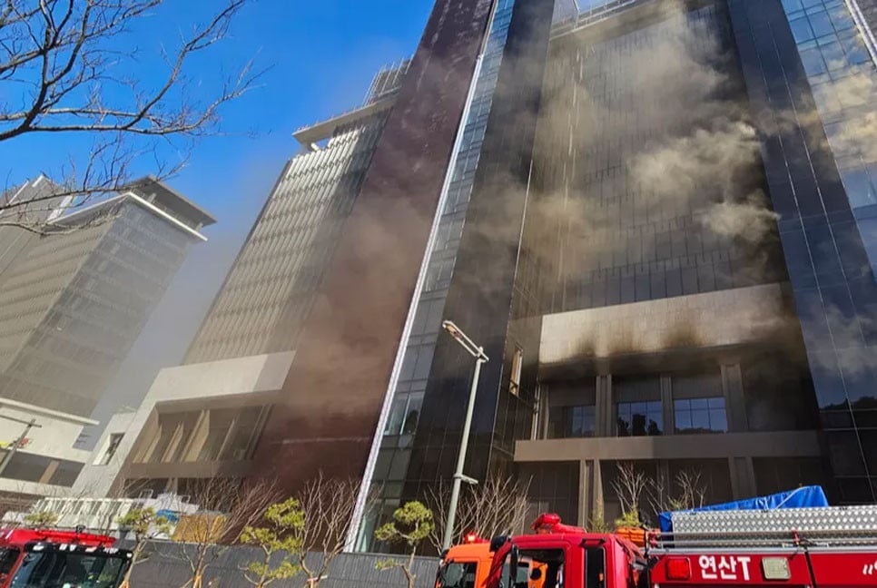 Six killed in fire at South Korean construction site