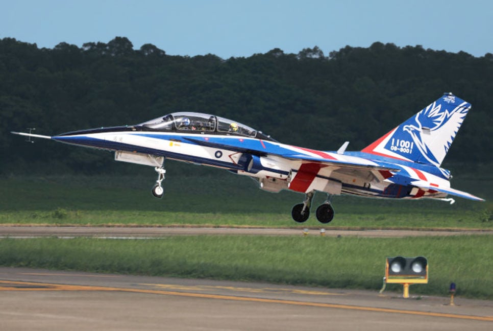 Taiwan’s new advanced jet trainer crashes after engine failure; pilot ejects safely