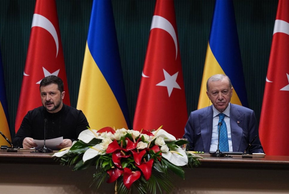 Turkiye ideal host for Russia-Ukraine talks, says Erdogan