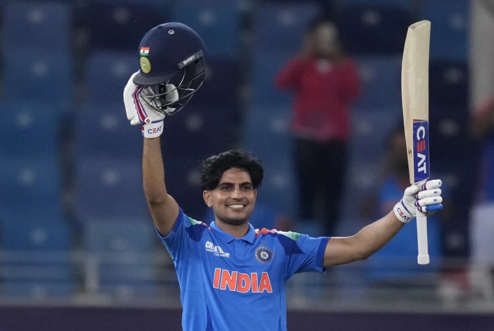 Gill’s ton guides India to a comfortable win over Bangladesh