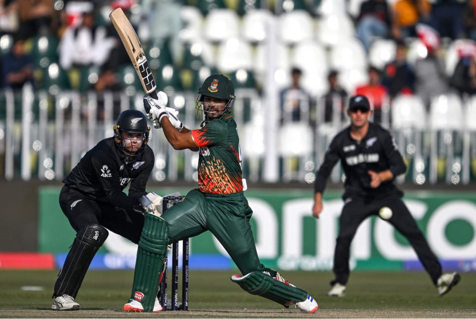 Najmul, Jaker take struggling Tigers to 236/9 against New Zealand