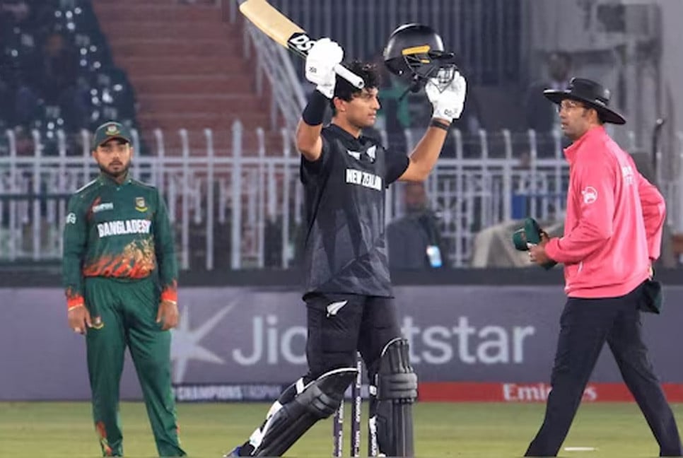 New Zealand eliminate Bangladesh from Champions Trophy