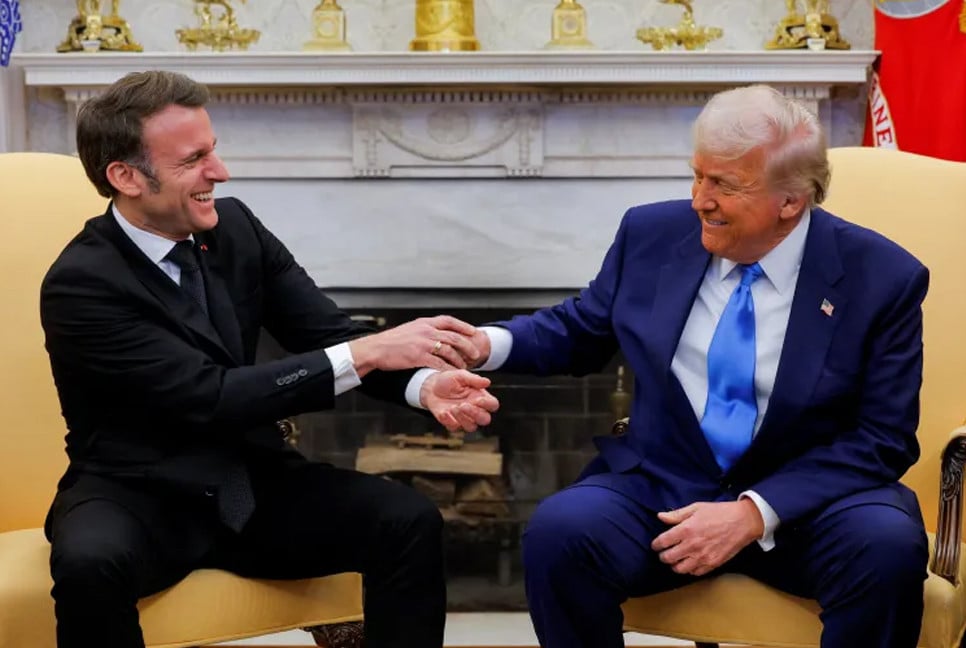 Europe wants to secure ‘solid peace’ in Ukraine: Macron tells Trump