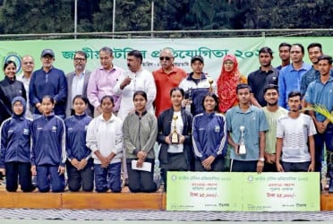 National Tennis: Zarif, Sumaiya emerge champion