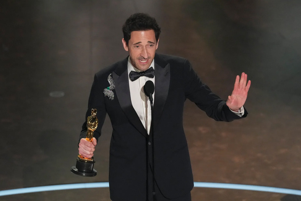 Adrien Brody wins second Oscar for best actor in 'The Brutalist'