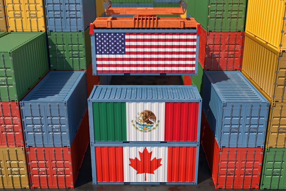 US tariffs on Canada, Mexico imports come into effect