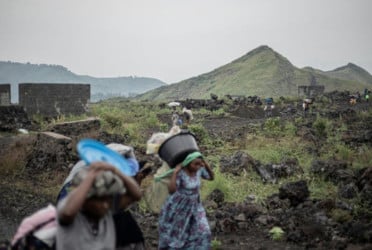 Families sent home to ruins of east DR Congo conflict