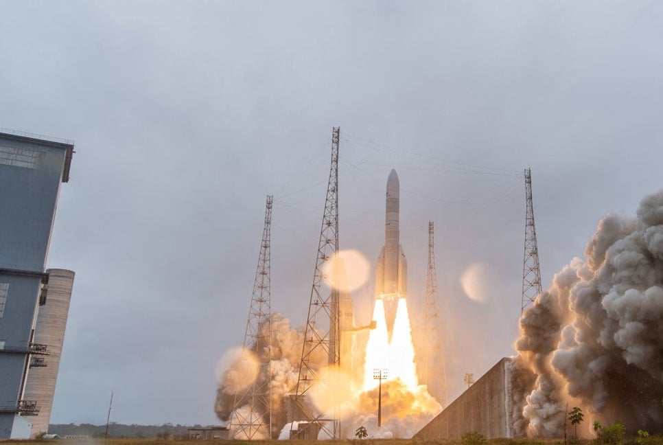 European rocket successfully completes 1st commercial launch