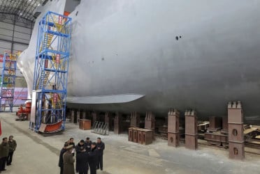 North Korea unveils nuclear-powered submarine for the first time