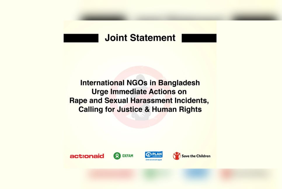 INGOs urge prompt action against sexual violence in Bangladesh