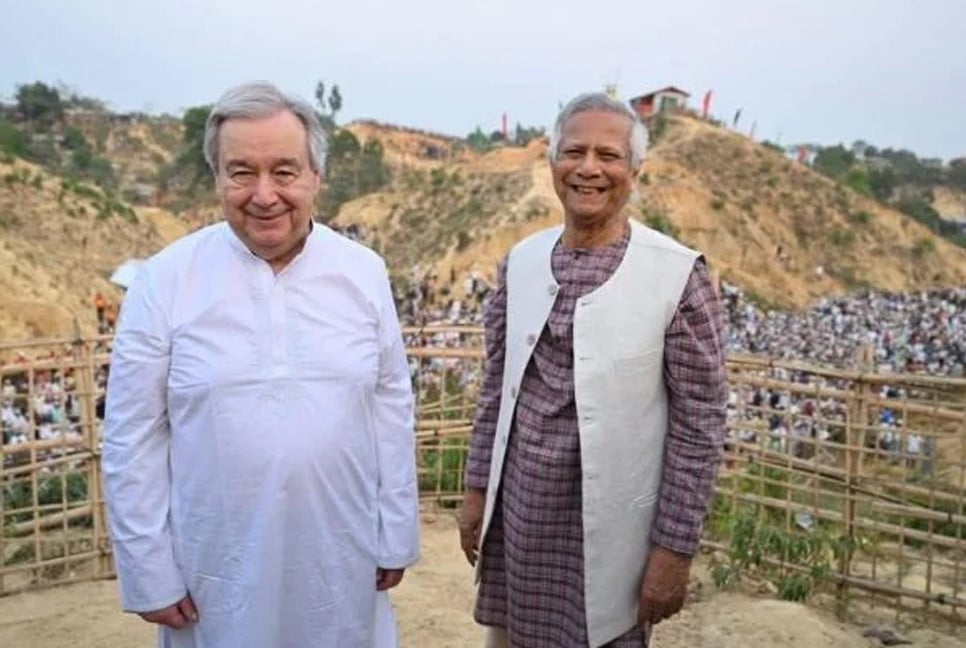 CA, UN chief take iftar with 100,000 Rohingyas in Ukhiya