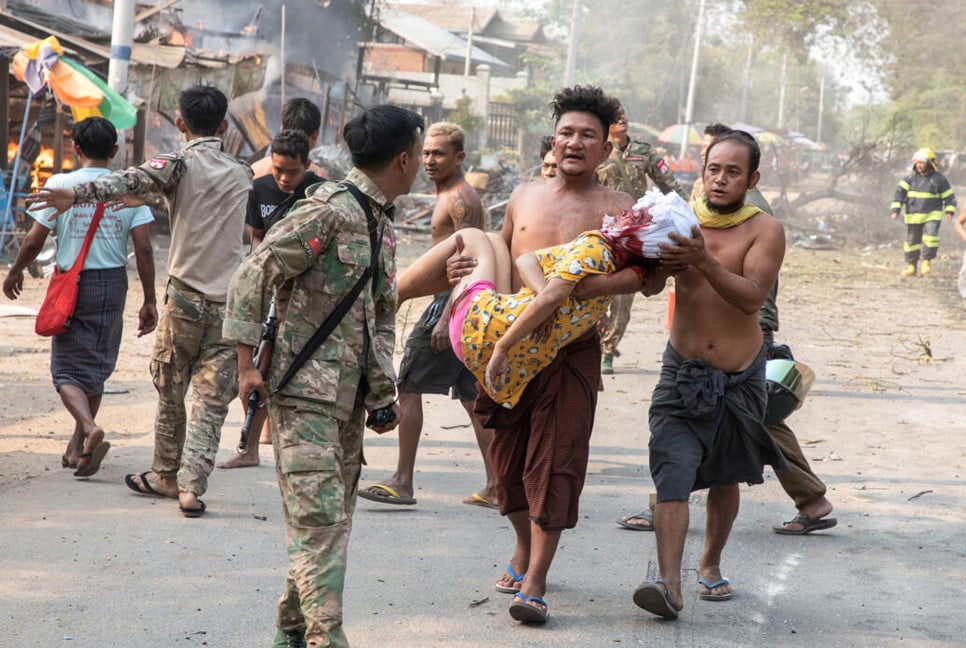 Myanmar village air strike kills at least 12: Local official