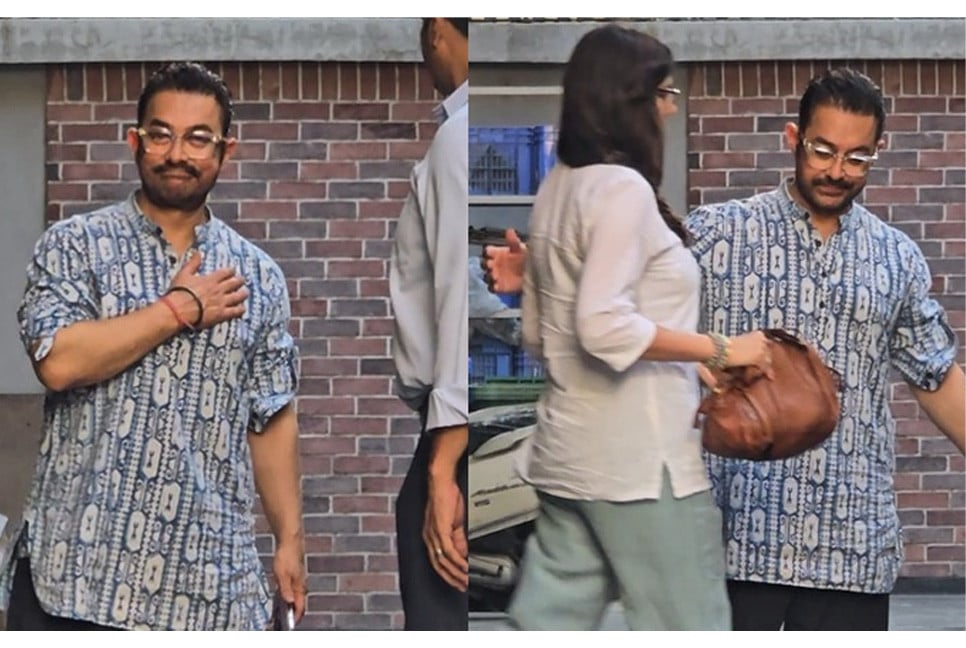 Aamir and his girlfriend made first public appearance