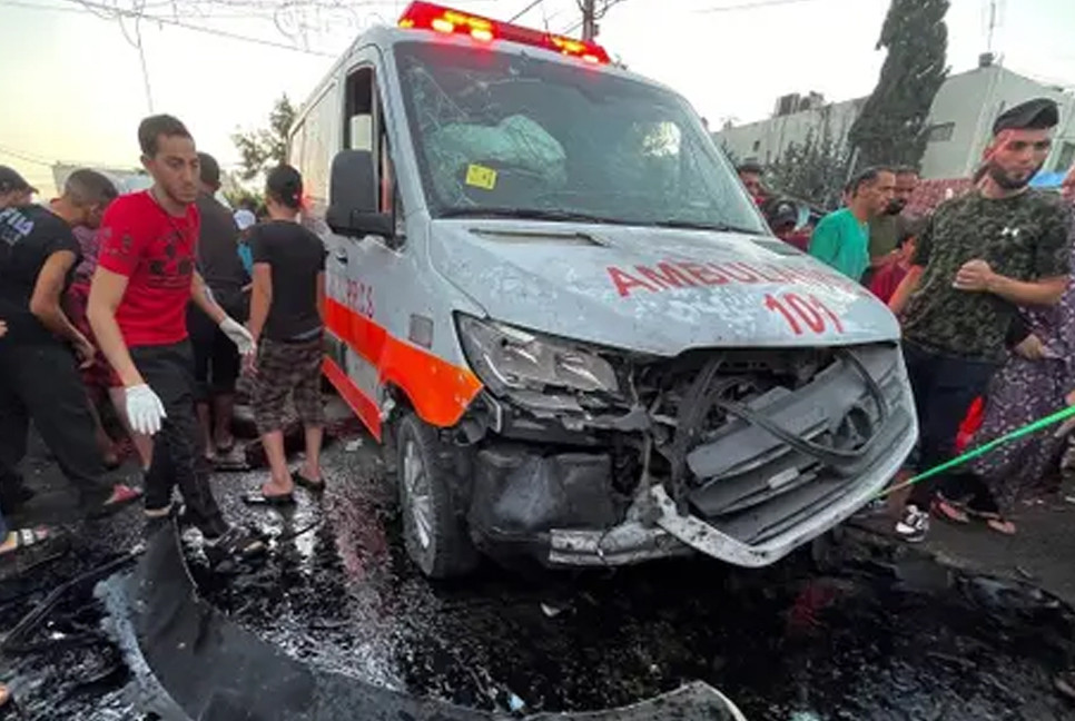 Deadly fire on Gaza ambulances possible Israeli 'war crimes': UN official