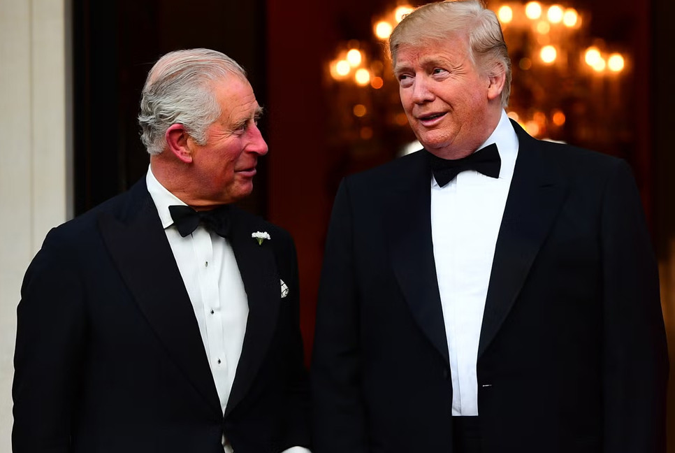 Trump says set to visit UK's King Charles in September
