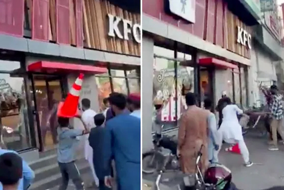 KFC outlets in Pakistan attacked in Gaza war protest