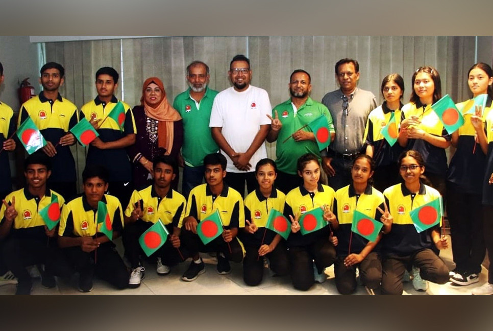 Bangladesh table tennis squad eye gold in Nepal