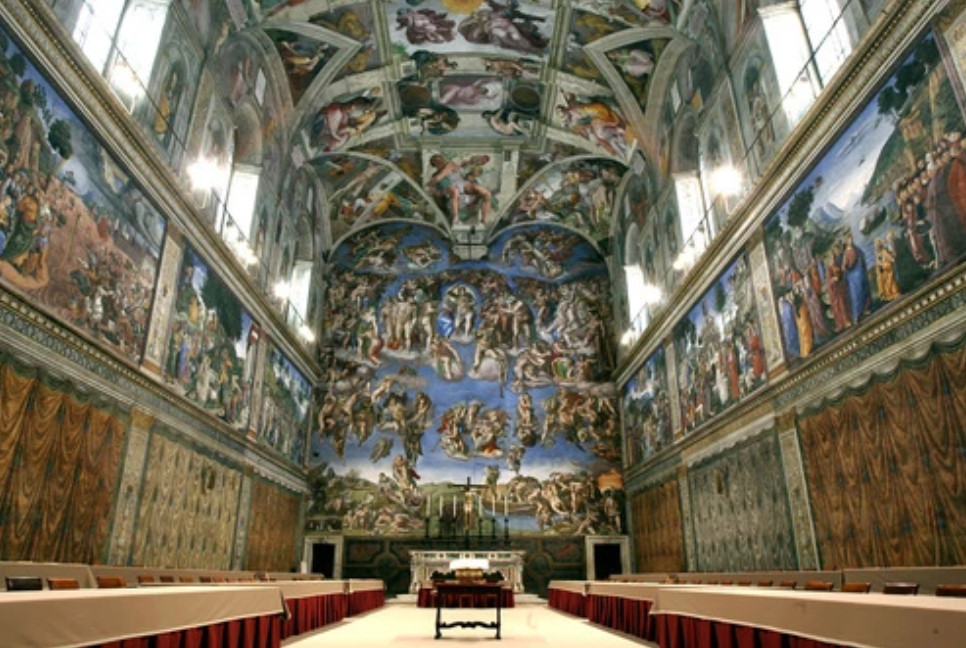 How does the church elect a new pope?