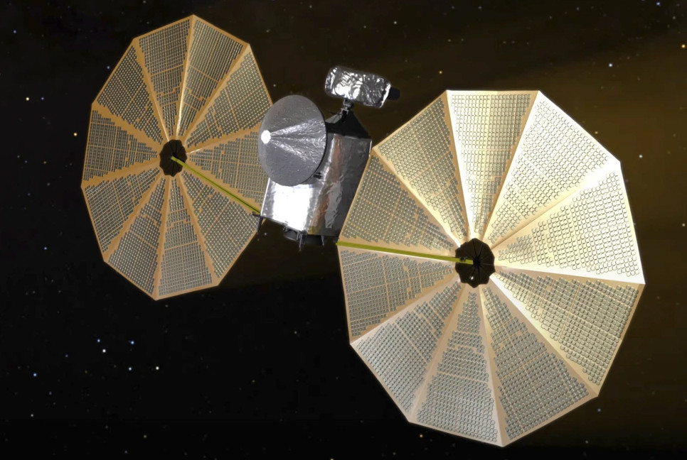 NASA’s Lucy spacecraft sends back oddly shaped asteroid image