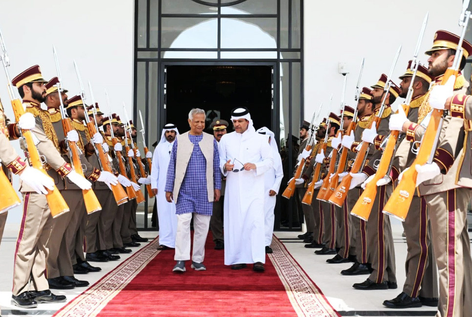 CA honoured by Qatari armed forces