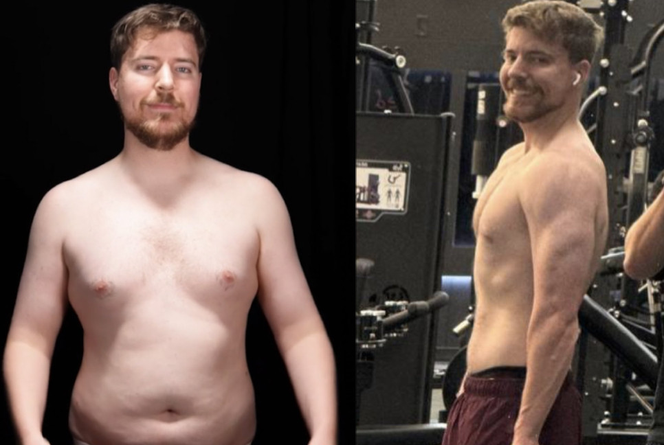 MrBeast unveils his stunning weight loss journey