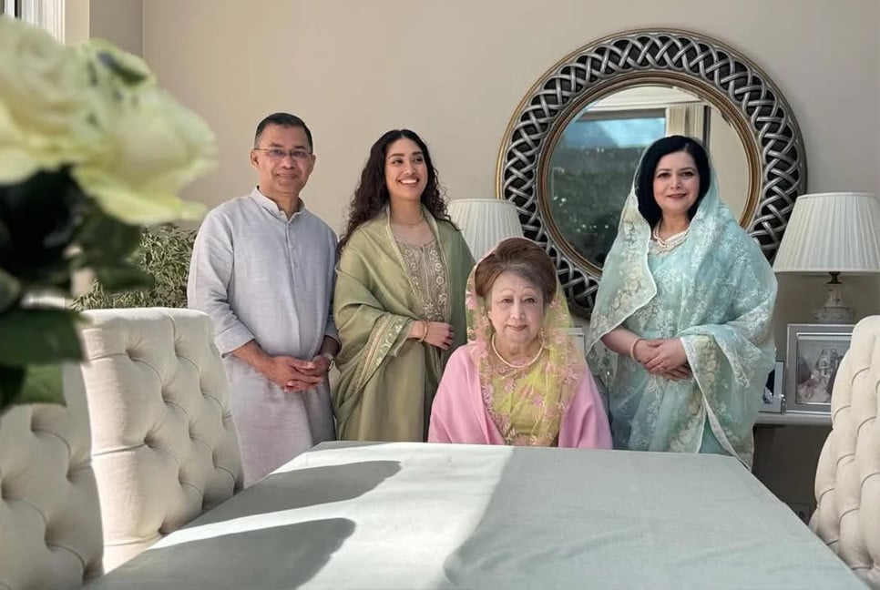Khaleda Zia to return home with two daughters-in-law in April