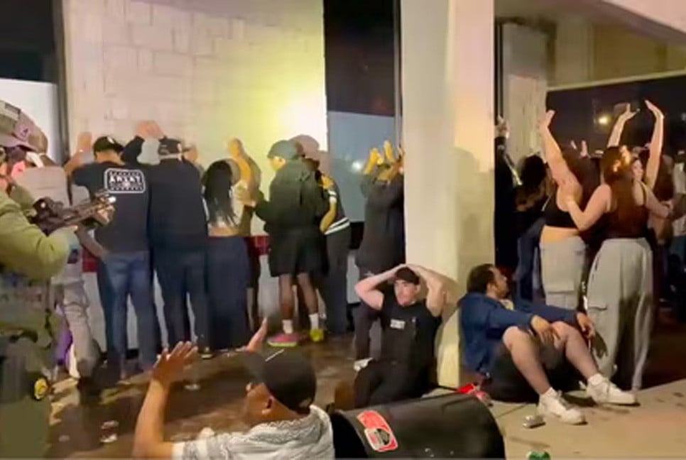 US arrested over 100 migrants in nightclub raid