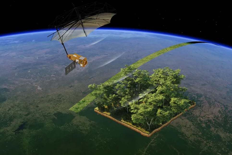 Satellite designed to measure the carbon storage of the world’s 1.5 trillion trees