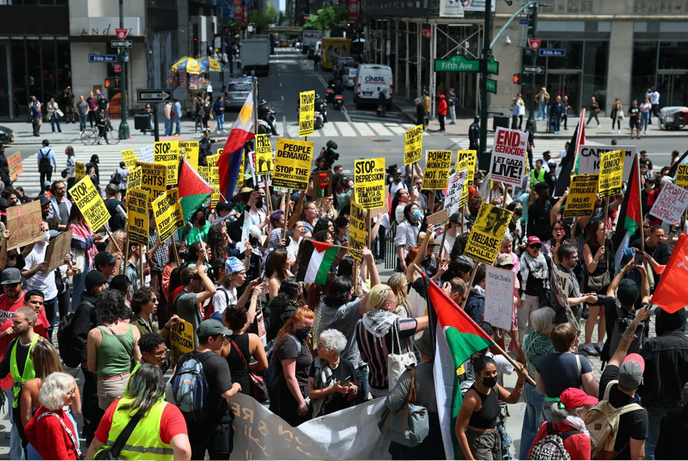 May Day demonstrations span across US in anti-Trump protests